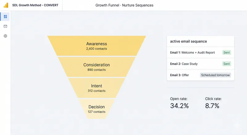 Convert phase — Close more deals with smart nurturing.
